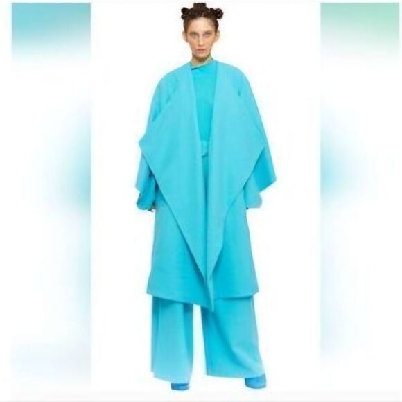 Chaouiche Western Blue Coat women's size Large - Picture 9 of 10